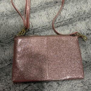 Cute little pink sparkly bag